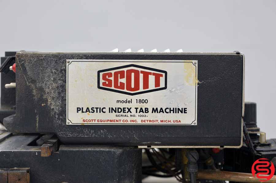 Lot #68: Scott 1800 Plastic Index Tab Laminating Machine - WireBids